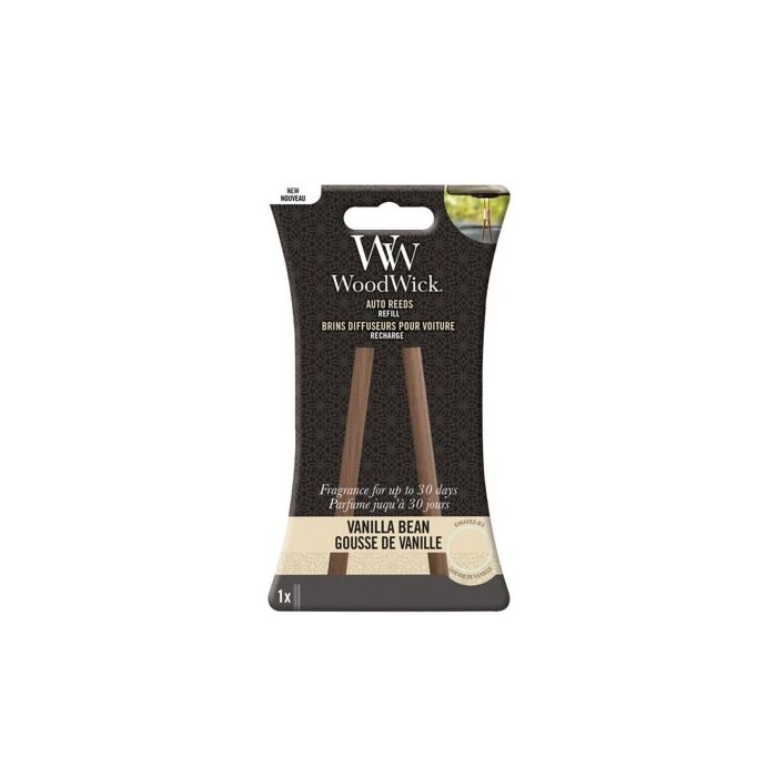 Woodwick Car Reed Diffuser Refill - Vanilla Bean